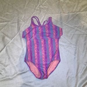 Purple pink and blue Cheetah print one piece